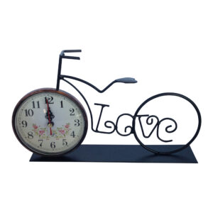 Clock - Love Bike Black