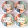 Love Coasters x 4 set of boxed gift