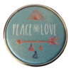Peace and love compact mirror