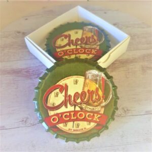 Cheers O'clock beer bar coasters