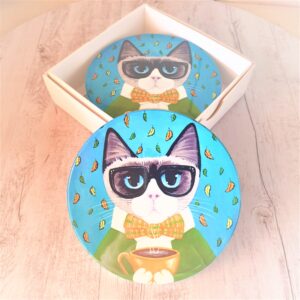 Coffee Cat Table Coasters