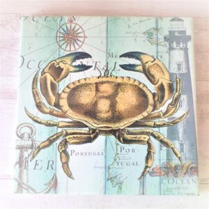 Nautical Ocean Crab Kitchen Trivet