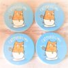 Cat coasters catpurrcino coffee cat boxed gift set