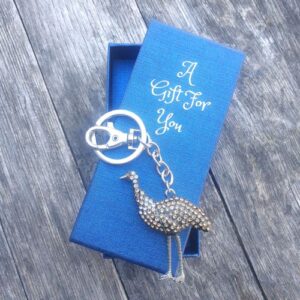 emu australian keyring keychain boxed gift