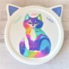 Crazy cat lady rainbow kitty coasters
