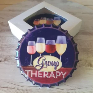 Group therapy wine coasters boxed gift
