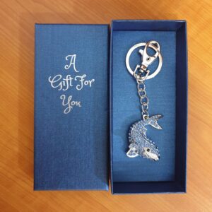 Whale - Blue Humpback Key / Bag Chain Boxed Gift