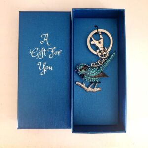Blue wren Splendid Fairy Wren keychain boxed gift