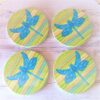 Dragonfly coasters boxed gift set