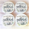 The best memories are made gathered around the table coasters boxed set of 4