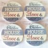 Bless this house with love and laughter set of table coasters