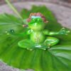 Hippy frog statue garden ornament