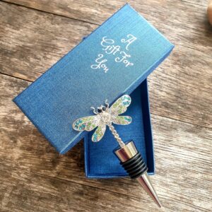 Dragonfly bottle stopper and box