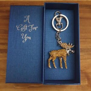Moose keyring boxed gift