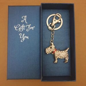scotty dog keyring boxed gift