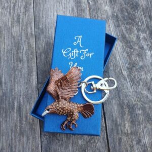 Eagle Keyring Keychain Boxed gift