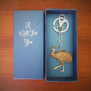 Cassowary Keychain Boxed Gift