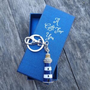 Lighthouse keyring keychain boxed gift