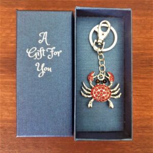 Red crab keychain boxed gift