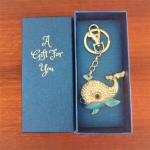 Whale keyring boxed gift