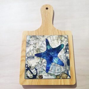 Starfish wooden cheeseboard