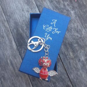 red dragon keyring keychain boxed gift
